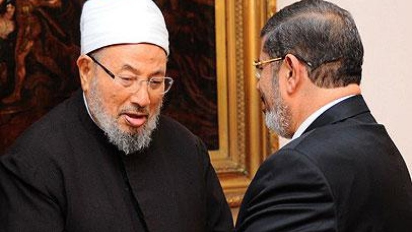 في زيارة للرئيس الراحل محمد مرسي 