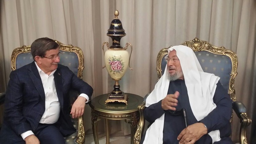 مع السيد أحمد داود أوغلو رئيس الوزراء التركي السابق  