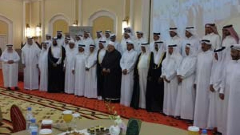القرضاوي بافتتاح مجمع الشيخ عبدالله الأنصاري للقرآن الكريم وعلومه