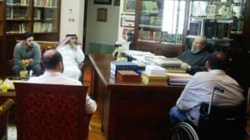القرضاوي يستقبل رئيس مجلس الإفتاء السويدي